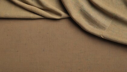 A rustic canvas fabric laid out, emphasizing its strength and suitability for bags and outdoor gear, perfect for camping and crafting, Generative AI