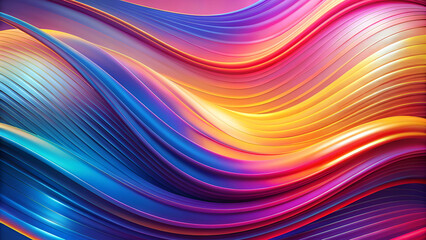 Obraz premium abstract gradient waves background