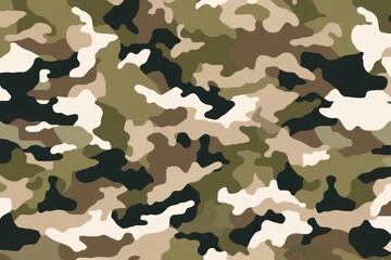 Fototapeta premium Military camouflage pattern backgrounds textile repetition.