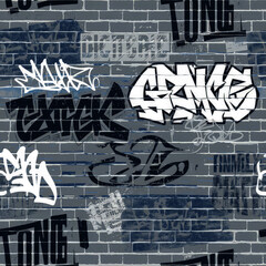 graffiti on the wall