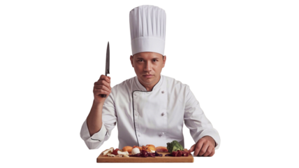 chef on a transparent background, png