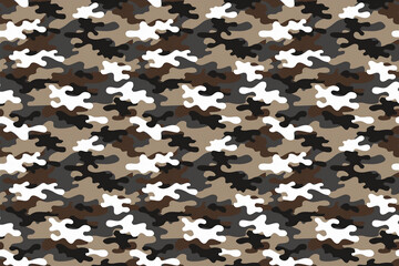 迷彩柄のシームレスパターン背景
