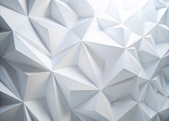 Abstract Minimalist White Background with Geometric Shapes for Creative Design and Photography