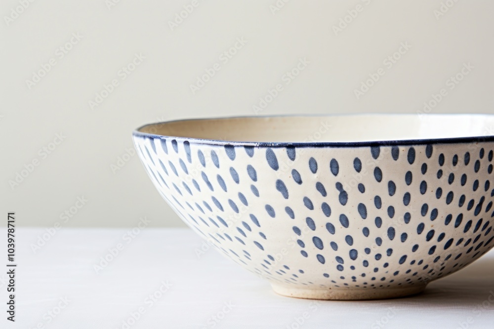 Poster Ceramic bowl porcelain pottery art.