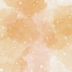 Orange abstract watercolor texture background vector design.