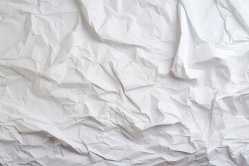 Obraz premium Recycled crumpled white paper backgrounds copy space wrinkled.