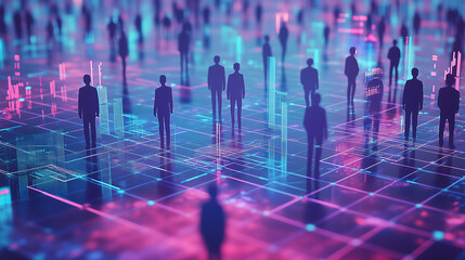 Digital network of people and connections