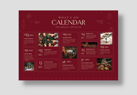 Christmas What's On Layout