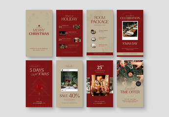 Christmas What's On Social Media Layouts