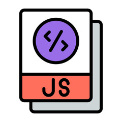 Editable design icon of js file

