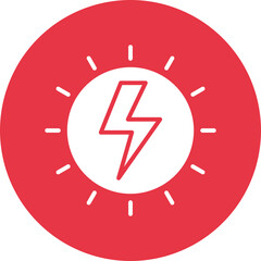 Energy Icon glyph circle icon