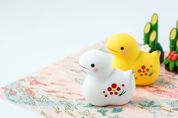 巳年（へびどし）の年賀状素材　干支
