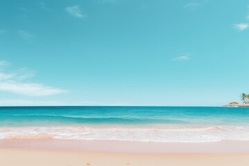 Obraz premium Tropical beach sky outdoors horizon.