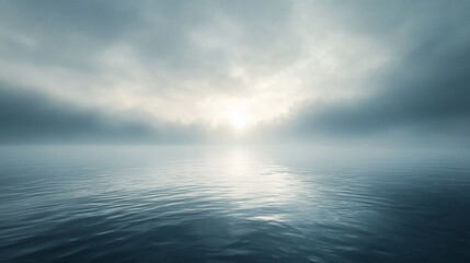 Obraz premium Foggy mist background serene and quiet