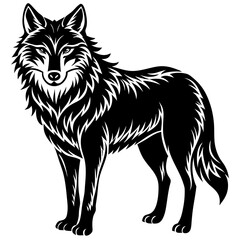 wolf isolated