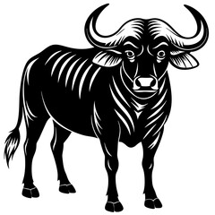 illustration of a bull
