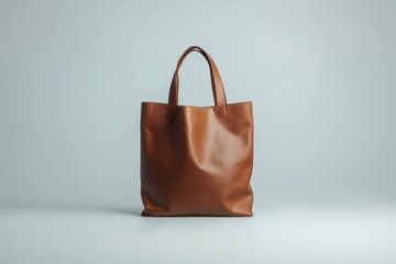 Mockup of blank tote bag for groceries and shopping
