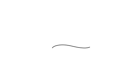 Hand Drawn Wave line