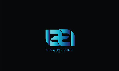 EA AE Abstract initial monogram letter alphabet logo design