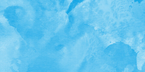 abstract Pastel blue paper texture pattern background with space,hand painted abstract blue watercolor background. blue sky with clouds background, Light blue background with watercolor, 
