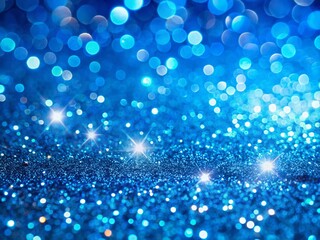 Blue Glitter Light Background for Captivating Visuals and Stunning Designs