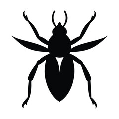 Black Beetle Clip art for Graphic Design Projects