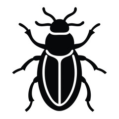 Black Beetle Clip art for Graphic Design Projects
