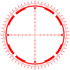 red shooting point target png