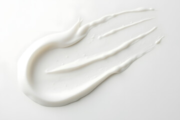 White cream texture, cosmetic product, background