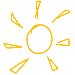 Sun doodle