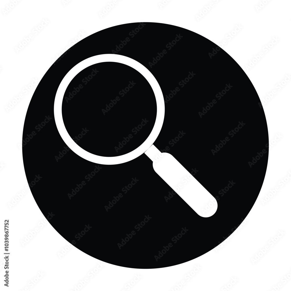 Canvas Prints simple search image icon