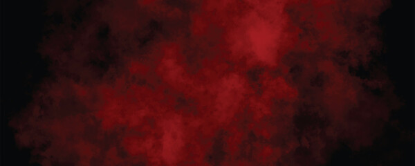 Fiery Mist and Smoke in Vibrant Shades of Red Blending Seamlessly into a Deep Black Background
