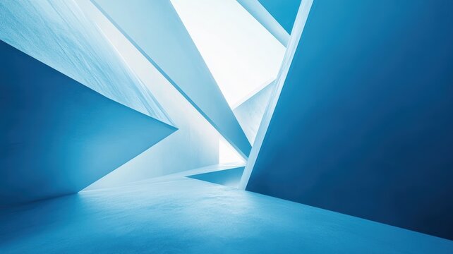 Modern Blue Architecture Explored