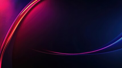 Colorful Light Trails Dancing in a Dark Backdrop