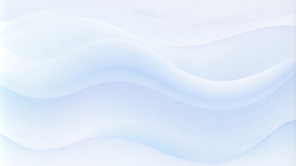 Obraz premium Wavy light lavender purple white blue gradient blurry abstract background with blank space. Cool gradient background blending from light teal to soft lavender.