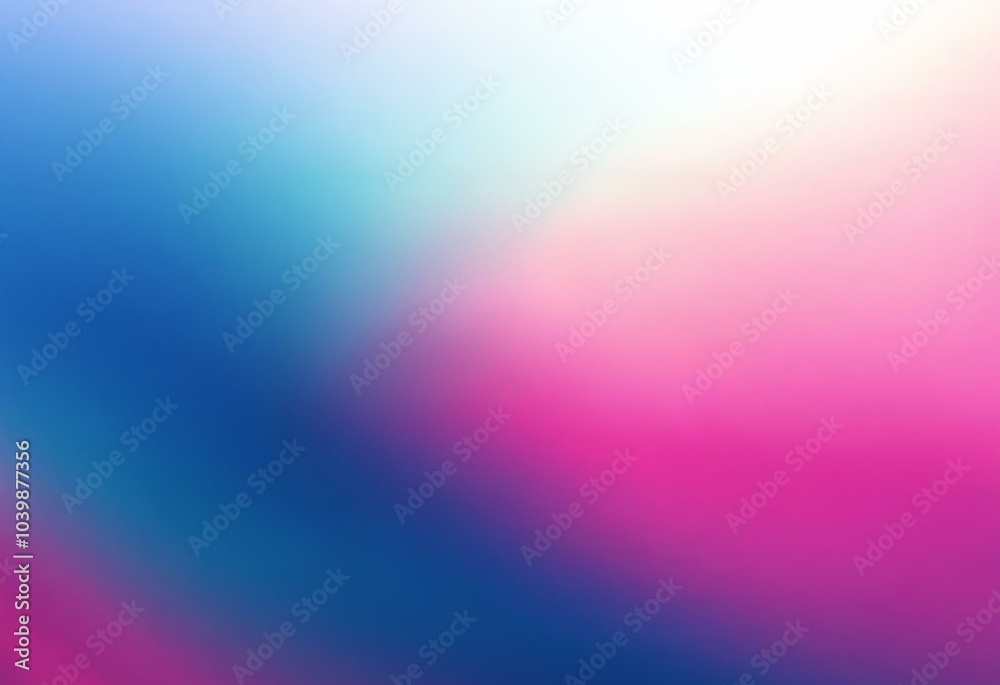 Poster a blurred gradient background featuring a combination of blue and pink hues.