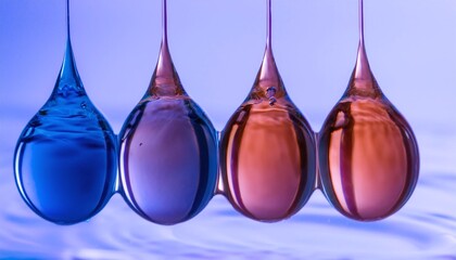 Mesmerizing Colorful Liquid Oil Drop