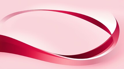 Abstract Pink and Red Curved Lines Background