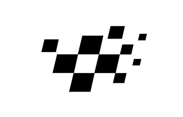 vector national flag for racing sports car pattern