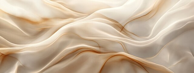 Obraz premium abstract background featuring a wave of soft, translucent fabric