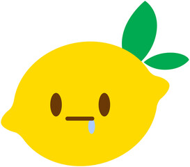 Drool Lemon Emotion Icon