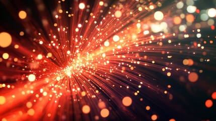 Naklejka premium Sylvester Silvester New Year, New Year's Eve 2025 party event celebration holiday greeting card - Closeup of firework pyrotechnics and bokeh lights in the background texture