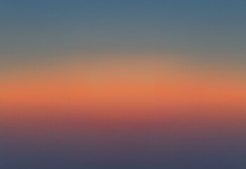 A gradient sky in shades of blue, orange, and purple.