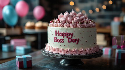 cake the company and Happy Boss Day