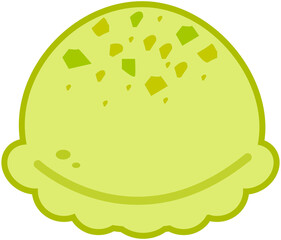 Pistachio Ice Cream Icon
