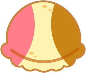 Neapolitan ice cream
