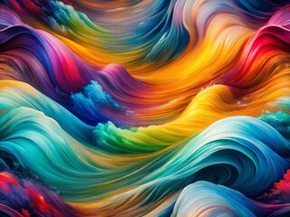 Colorful Waves Ornament Background for Urban Exploration Photography