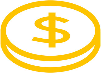 Dollar Coin Icon