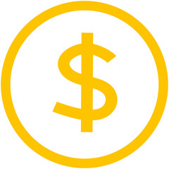 Dollar Coin Icon