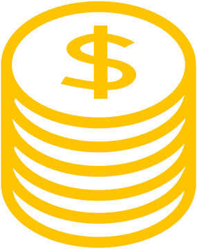 recommend clip art: Dollar Coin Icon